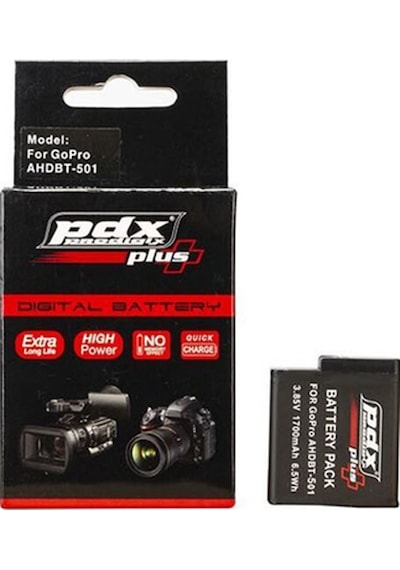 Gopro İçin Dbt501 Batarya Pil 1700mah Hero 5, Hero 6, Hero 7