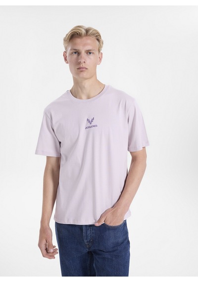 Jack & Jones Lila Erkek %100 Pamuk Regular Fit T-shirt 12307781 Jorwıldlıfe Tee Crew Bss26