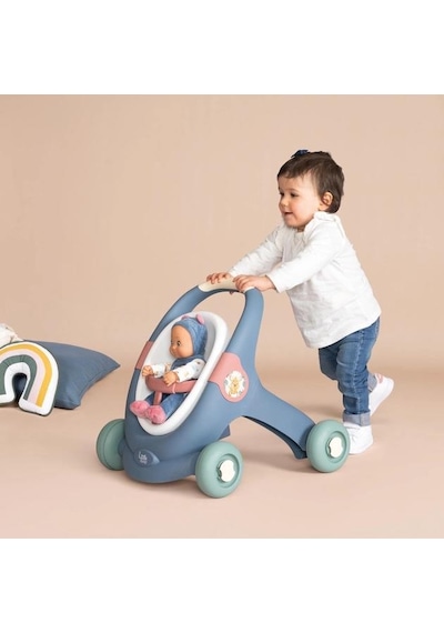 Smoby Little Smoby 3'ü 1 Arada Yürüteç Ve Oyuncak Bebek 140308