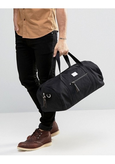Sandqvist Sonny Siyah Unisex Duffel Spor El Omuz Çantası