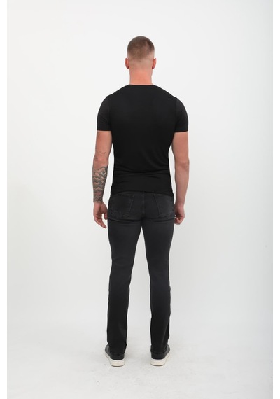Banny Jeans Erkek Yırtık Detaylı Jean Pantolon Siyah 34