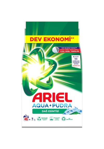 Ariel Aquapudra Toz Çamaşır Deterjanı Dağ Esintisi 7 KG