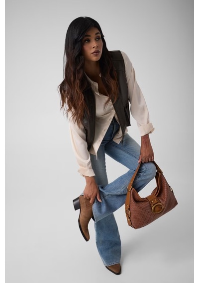 Guess Camden Kadın Omuz Çantası Hwww9308180 Kahverengi