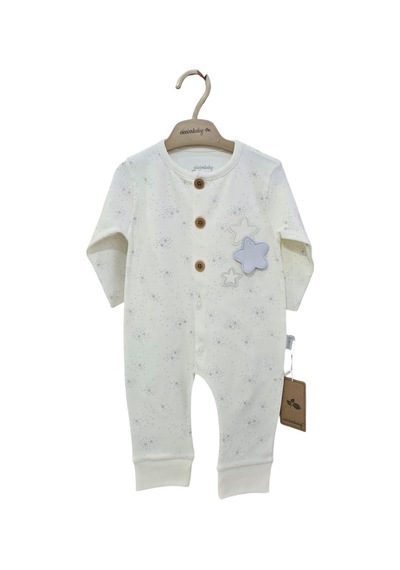 Ciccim Baby Tulum Ribanalı Mobile Stars Gri ekru