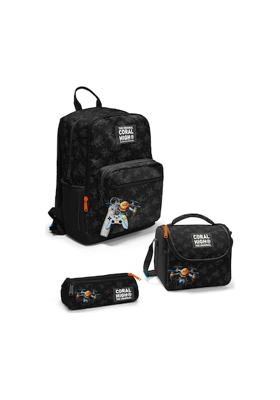 Coral High Siyah Drone Desenli 3 Lü Okul Çanta Seti Set0123691 Siyah Coral High Siyah Drone Desenli 3 Lü Okul Çanta Seti Set0123691 Siyah