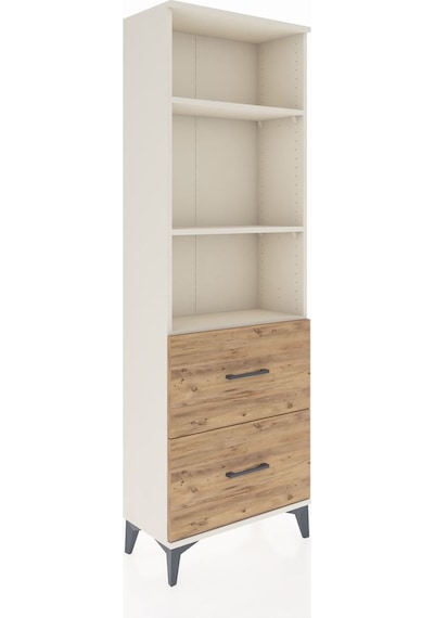 Arges Dolap 3 Raflı 2 Çekmeceli 60x30x182 Aytaşı-çam Aytaşı