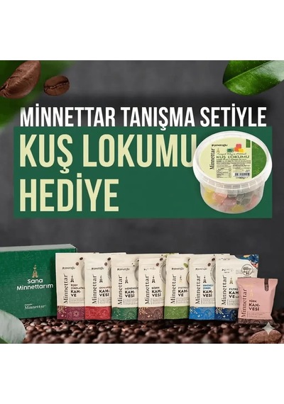 Şekeroğlu Minnettar Tanışma Seti 8 Farklı Lezzet + Hediye Kutusu + Hediye Kuş Lokumu 180 Gr