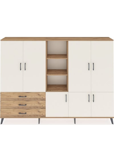 Arges Dolap 11 Raflı 3 Çekmeceli 7 Kapaklı 220x30x163 Çam-aytaşı/ Çam-aytaşı/çam Arges Dolap 11 Raflı 3 Çekmeceli 7 Kapaklı 220x30x163 Çam-aytaşı/ Çam-aytaşı/çam