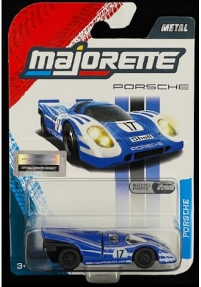 Majorette Metal Series Porsche 917 Çok Renkli