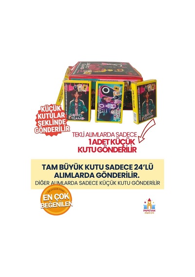 2025 Karakter Kartları - Squid Game 2. Sezon 10 Mini Kutu 60 Kart - 20 Sticker