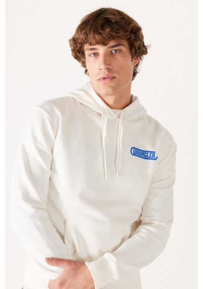 Wrangler Regular Fit Normal Kesim Kırık Beyaz Erkek Kapüşonlu Sweatshirt W232258102 Kırık Beyaz Wrangler Regular Fit Normal Kesim Kırık Beyaz Erkek Kapüşonlu Sweatshirt W232258102 Kırık Beyaz