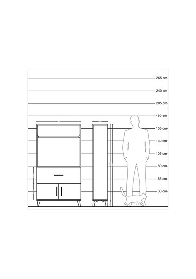 Arges Dolap Tek Raflı Tek Çekmeceli Tek Askılı 88x30x163 Çam-... Çam Arges Dolap Tek Raflı Tek Çekmeceli Tek Askılı 88x30x163 Çam-... Çam