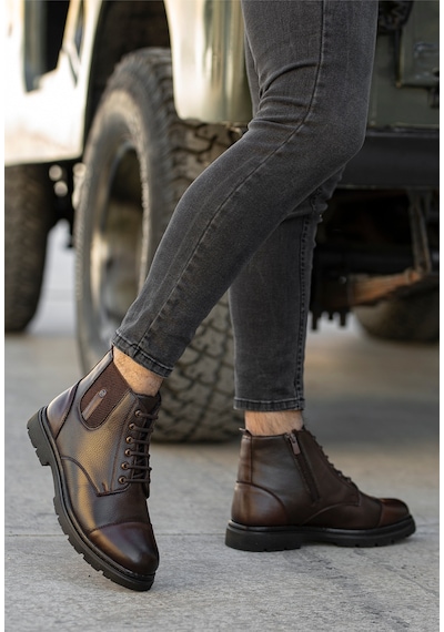 Daxtors Darko Su Ve Soğuk Geçirmez Içi Kürklü Unisex 36-46 Büyük Numara Mevcut Bot Kahverengi