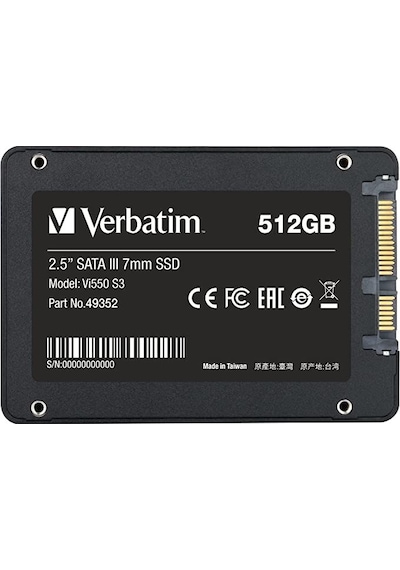 Verbatim Vi550 S3 2.5" 512 GB SATA 3 SSD