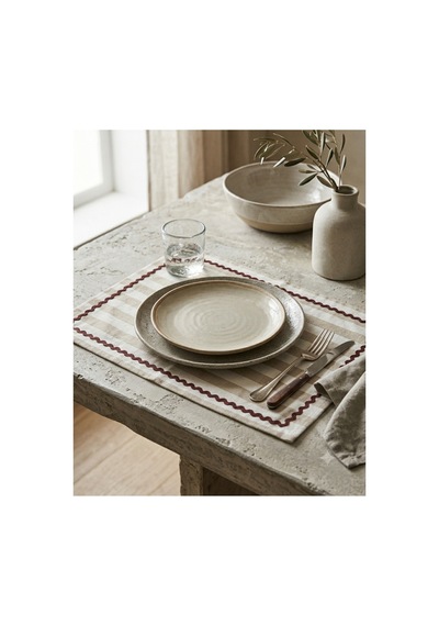 Kahverengi Çizgili Bordo Biyeli Amerikan Servisi 2'li Set 33x44 Cm Sofra Ve Masa Düzeni Dekoru Kahverengi - 887011997 Kahverengi Kahverengi Çizgili Bordo Biyeli Amerikan Servisi 2'li Set 33x44 Cm Sofra Ve Masa Düzeni Dekoru Kahverengi - 887011997 Kahverengi