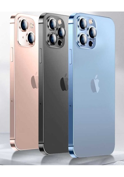 Apple Uyumlu   iPhone 13 Mini Cl-03 ​​​​Kamera Lens Koruyucu Metal Cam Kor