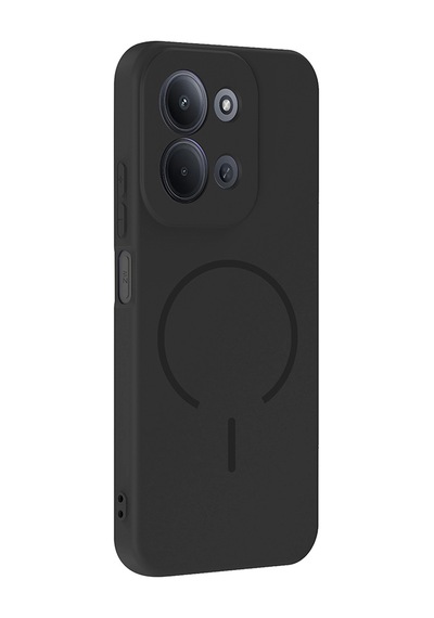 Xiaomi Redmi 15c Kılıf Magsafe Destekli Kamera Korumalı Yumuşak Silikon Pazarplus Mürdüm