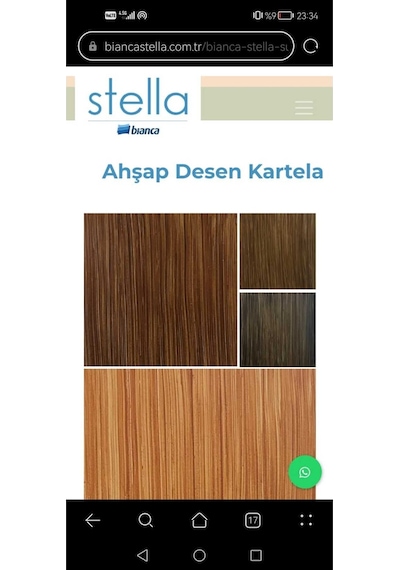 Stella Ahşap Renkler Serisi 250ml - Meşe