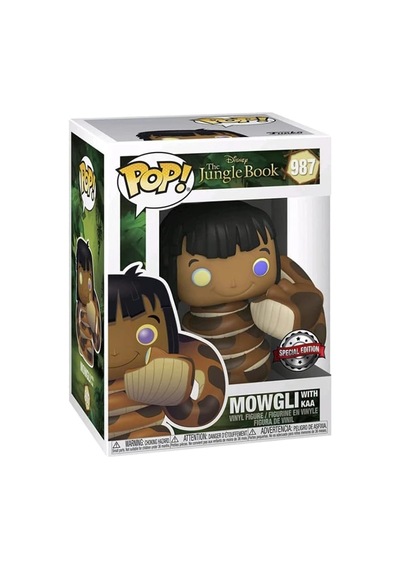 Funko Pop The Jungle Book: Mowgli With Kaa Vinyl Figure Special Edition Exclusive