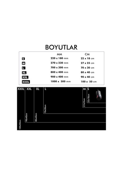 Gaming Oyuncu Mouse Pad, Kaymaz Taban Gamer Mousepad, Masa Koruyucu Masa Matı, Ofis Tipi Klavye Ve Fare Altlığı Siy