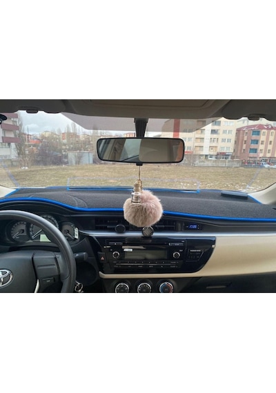 2012-2018 Modellerine Uygun Toyota Auris Torpido Koruma Halısı Siyah Kenar Renk Sarı