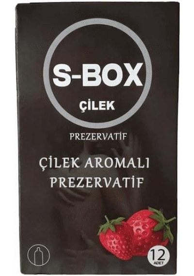 S-Box Çilek Aromalı Prezervatif 12'li