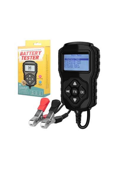 8v-30v Akü Test Cihazı Dijital-qr Kodlu 100 En-2000 En 8 Ah-250 Ah