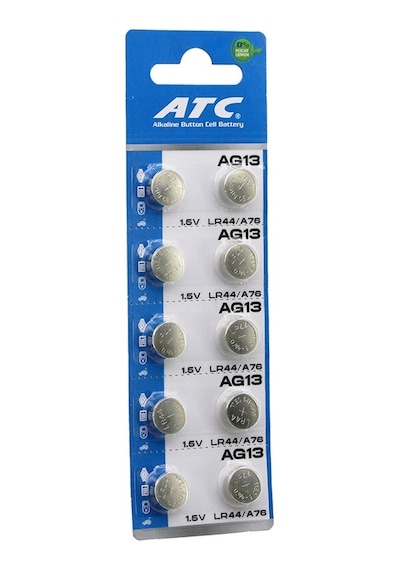 Düğme Pil - 10'lu Kart Paket - 1.5v - Alkalin 1 Adet
