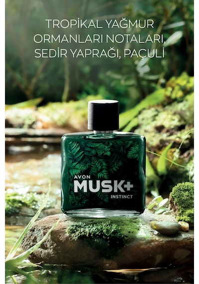 Avon Musk Instinct Erkek Parfüm EDT 3 x 75 ML