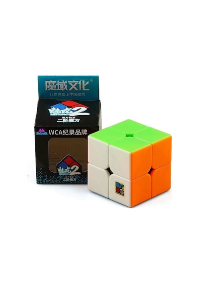 Speed 2X2 Zeka Küpü Rübik Küp 16 Kare Sabır Küpü Yapışkansız