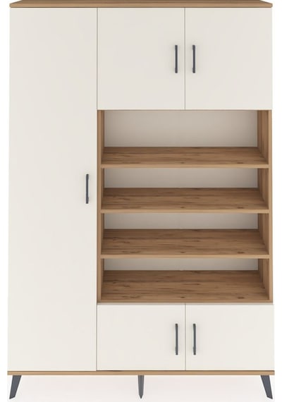 Arges Dolap 10 Raflı 5 Kapaklı 132x30x195 Çam-aytaşı/çam Çam Arges Dolap 10 Raflı 5 Kapaklı 132x30x195 Çam-aytaşı/çam Çam
