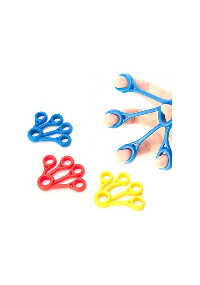 Finger . Silikon El Parmak Egzersiz Aparatı Sarı