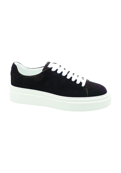 C Ca999 Camoscio Black Sneaker Günlük Erkek Lu68454 Paciotti Men Shoe Siyah