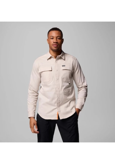 Columbia Am1594 Landroamer Twill Erkek Uzun Kollu Gömlek 2120581278 Bej