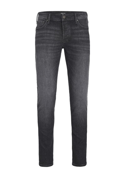Jack & Jones Büyük Beden Slim Fit Düsük Bel Jean - Glenn - 12288381 Black Denim