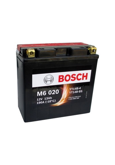 Bosch 12 Amper M6020 Yt14b-4 / Yt14b-bs Agm Motosiklet Aküsü