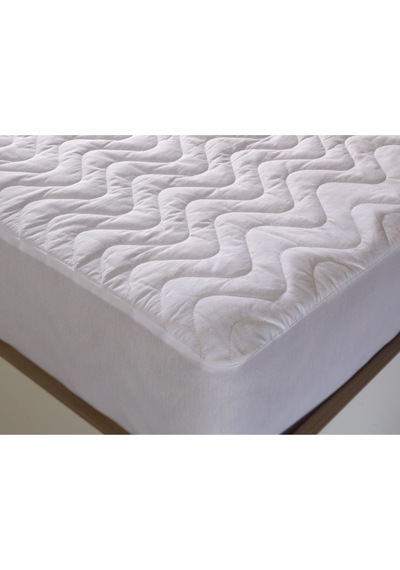 Box Sıvı Geçirmez Kapitone Yatak Pedi 100x200 Beyaz