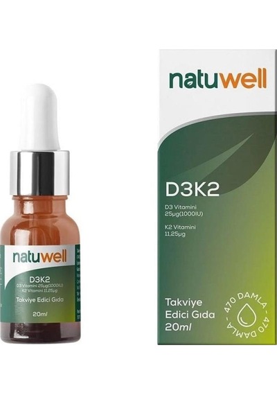Natuwell D3k2 20 ml Damla