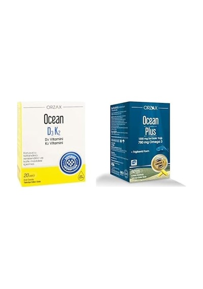Tr D3k2 Damla 20 Ml X1 + Ocean Plus 1200 Mg 50 Softjel X1