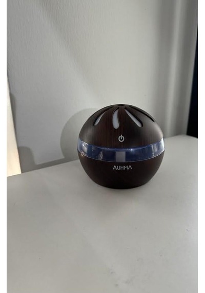 Auhma Aph-05-1 Kahve Ahşap Aromaterapi Rgb Hava Nemlendirici 300 Ml