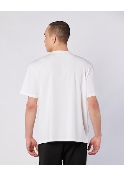 Kappa Logo Adam Erkek Beyaz Oversize Tişört