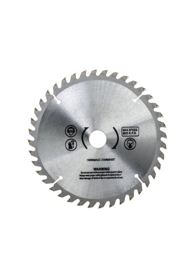 Sunta Testeresi, 180mm Çap, 40 Diş, 22.23mm Delik Çapı, Testere Bıçağı
