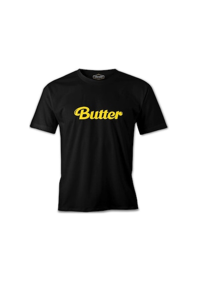 Bts - Butter Siyah Erkek Tshirt
