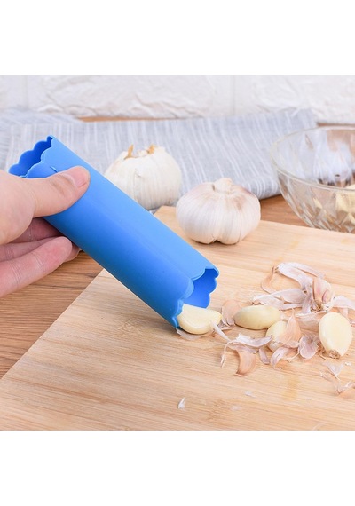 Silikon Sarımsak Soyucu Pratik Sarımsak Soyma Aparatı Esnek Mutfak Gereci Karışık Renk Gönderim Renkli