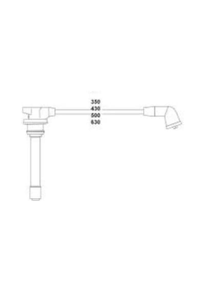 Hellux Hbk.3193 Buji Kablosu Elantra 1.8 16v 95-00 2750123a00 1 Takım