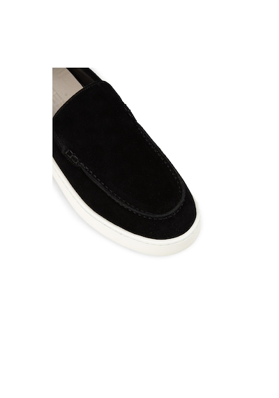 Deery Erkek Hakiki Süet Siyah Loafer Ayakkabı - 04405msyhe01