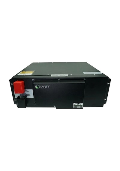 Orbit 51.2 V 050 Ah Lifepo4 Akü-high Voltage-metal Kasa