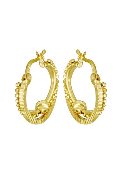 Altın Halka Küpe T078944 Sarı Altın