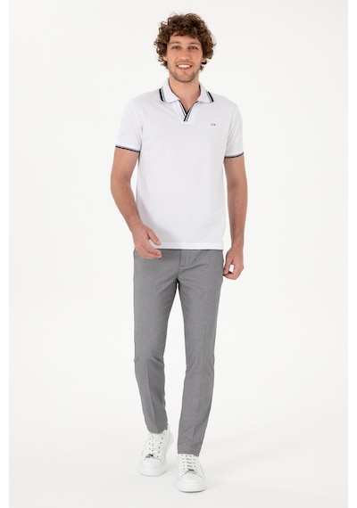 U.s. Polo Assn. Erkek Gri Pantolon Kanvas-chino 50299990-vr024 Gri