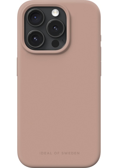 Silicone Case Apple Uyumlu iPhone 15 Pro Blush Pink Pembe